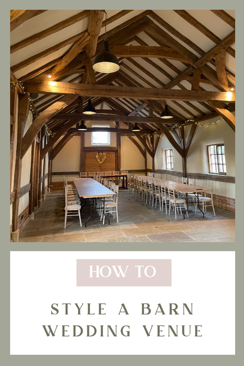 How to style a barn wedding venue