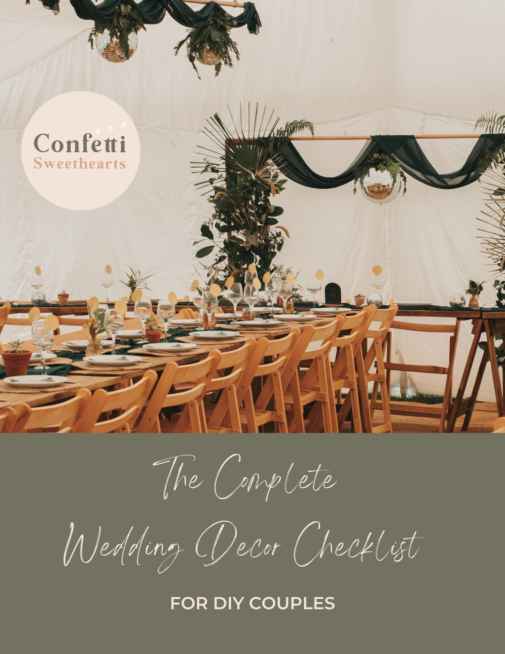 the complete wedding decor checklist