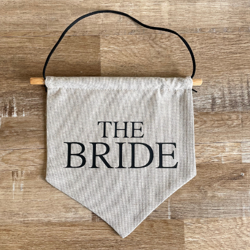 Fabric Wedding Chair Signs