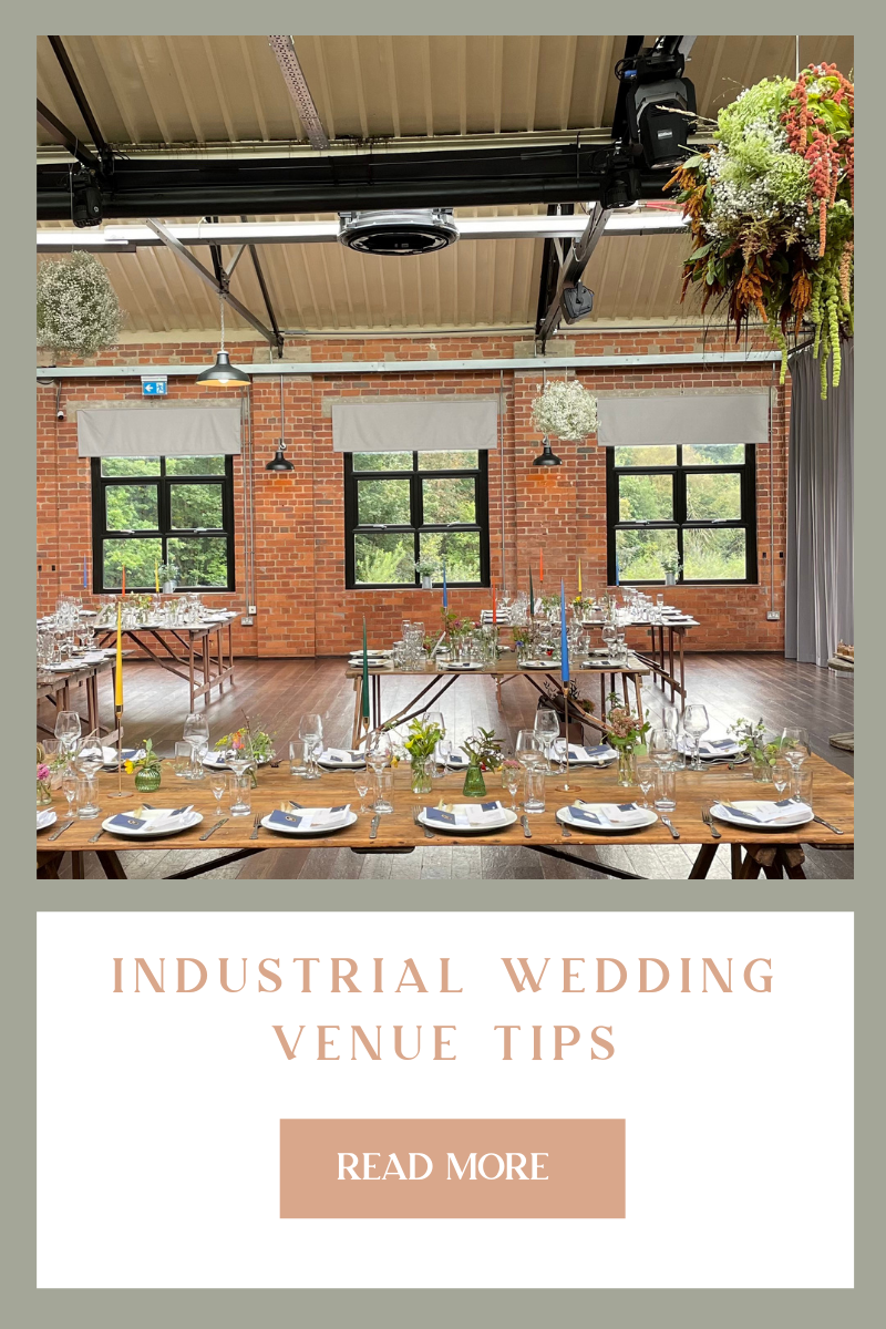 How to Decorate an Industrial Wedding Venue