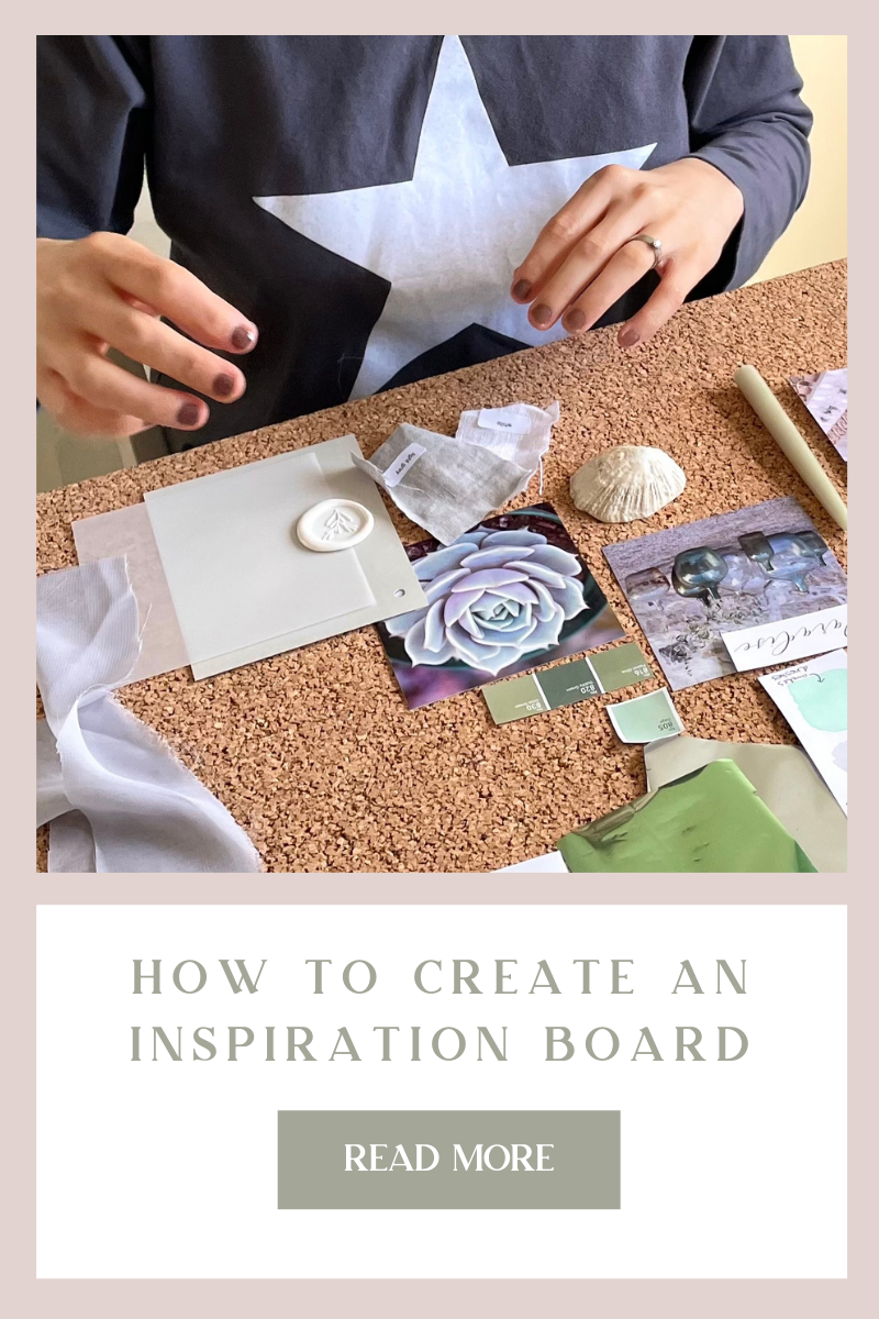 how to create a wedding inspiration board