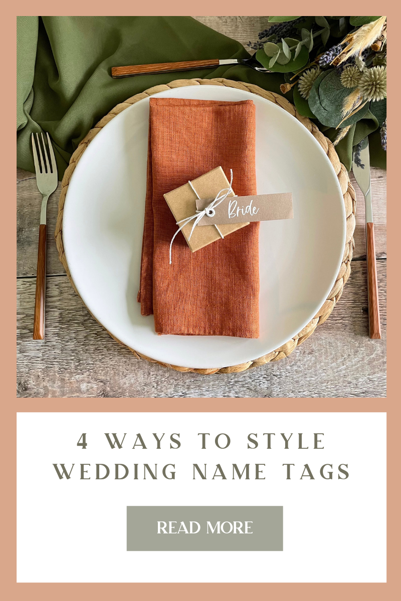 wedding name tag ideas