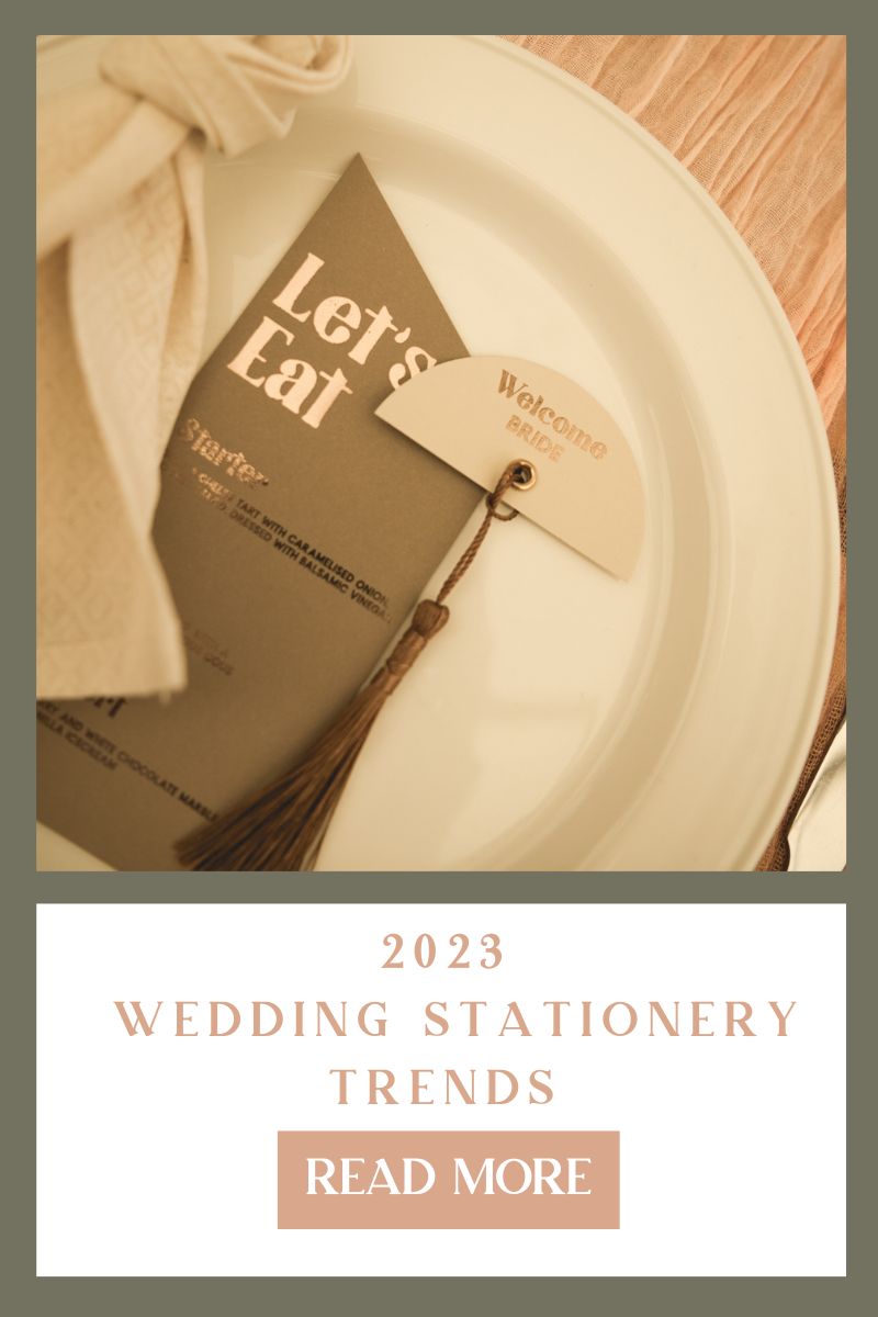 2023 wedding stationery trends