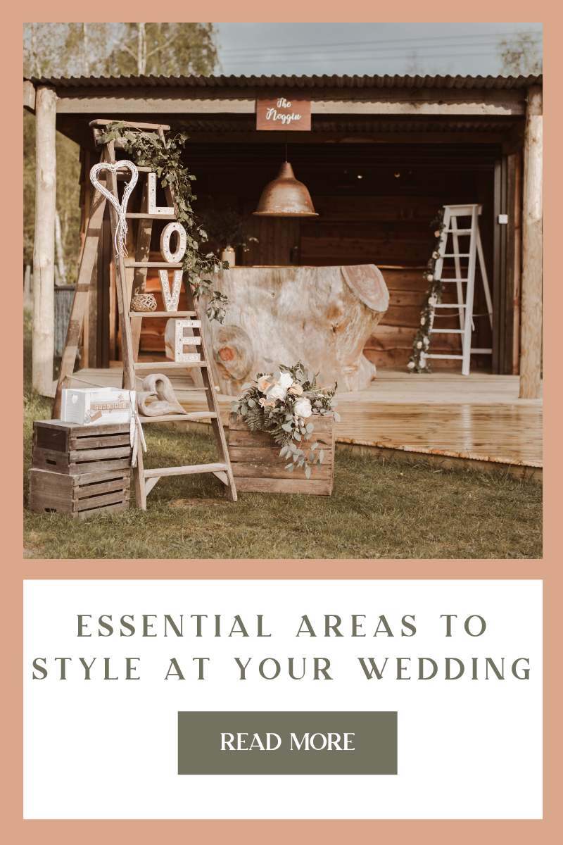 essential areas to style for your wedding