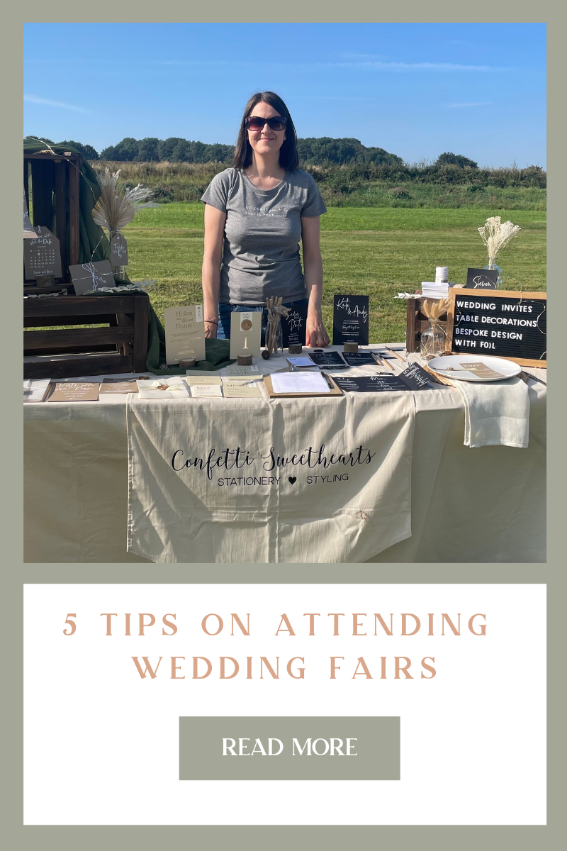 5 Tips for Attending Wedding Fairs