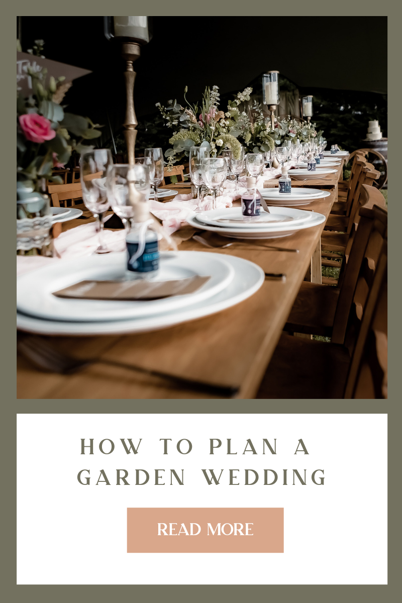 How to plan a garden wedding