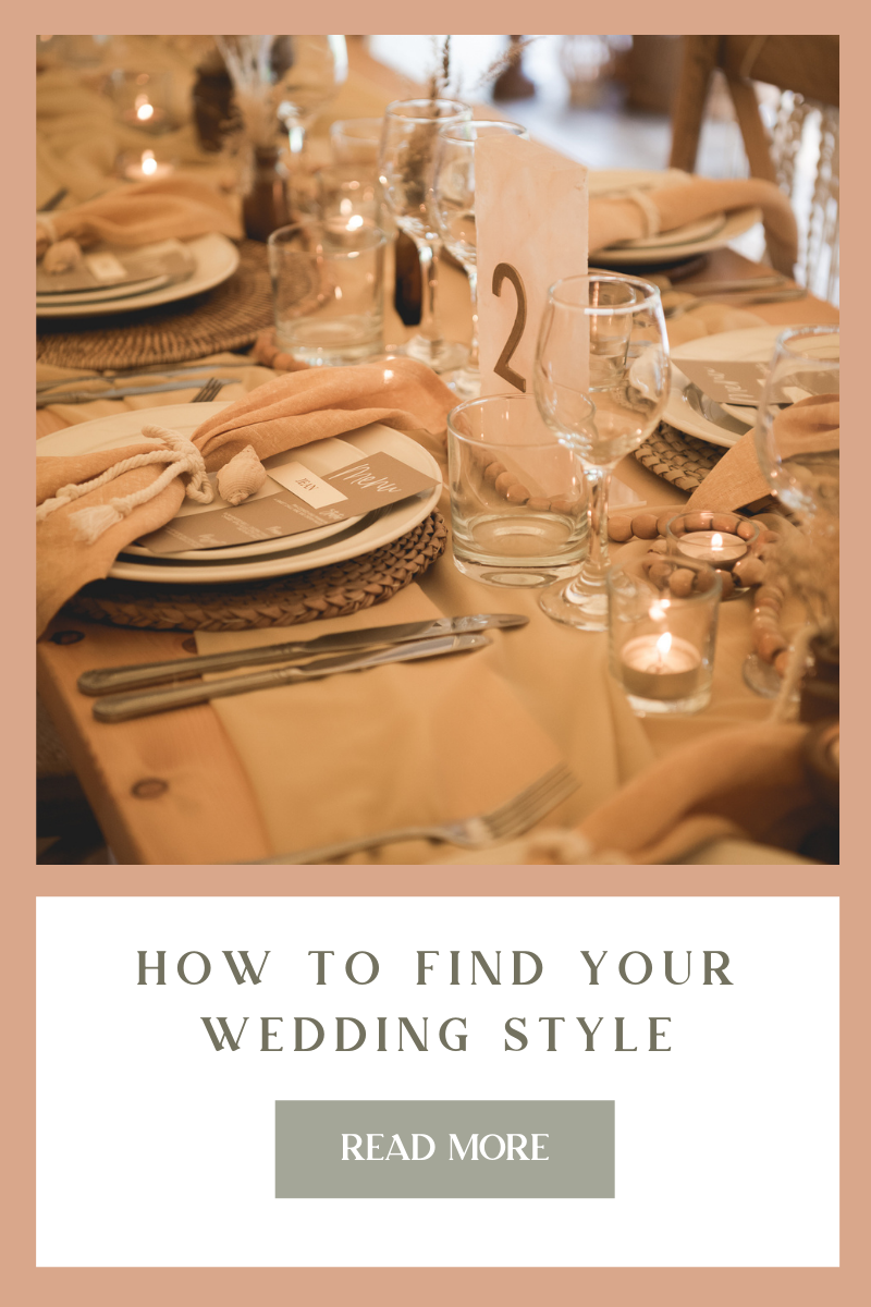 how to find your wedding style