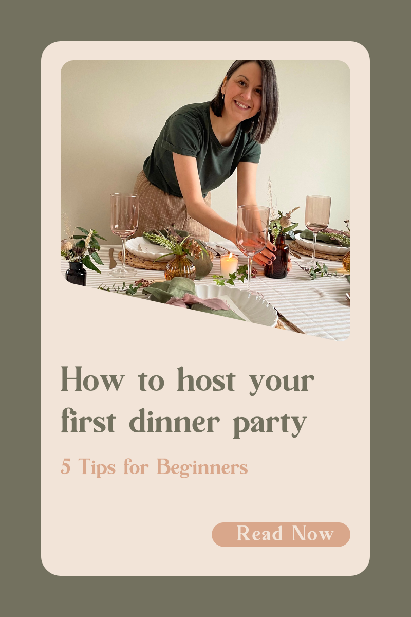 How to host your first dinner party as a beginner