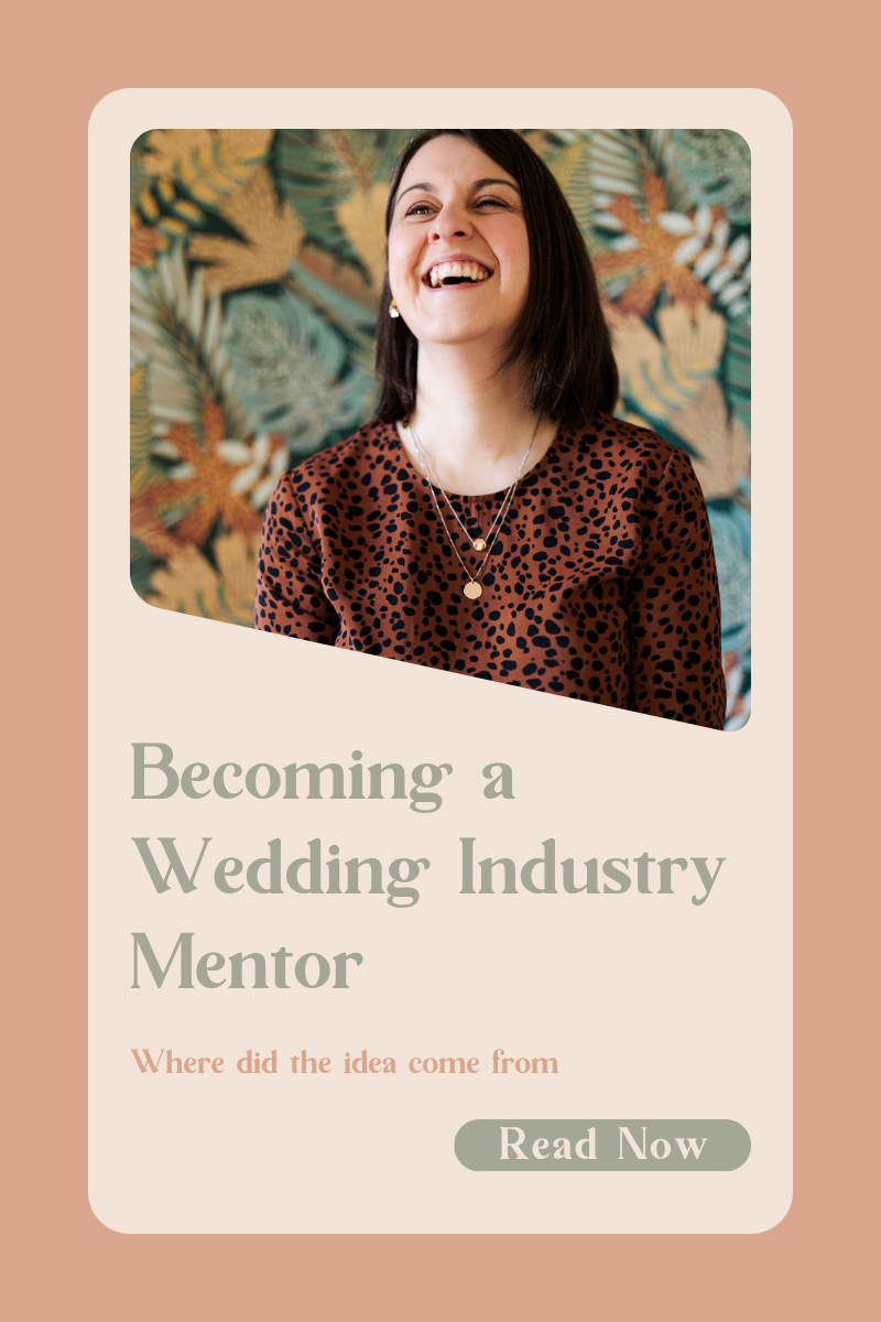Becoming a wedding industry mentor for wedding pros