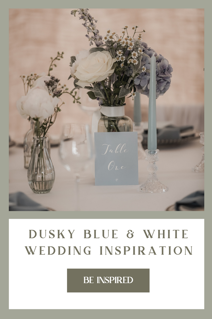 Dusky Blue And White Wedding Inspiration Confetti Sweethearts Wedding Styling Prop Hire 1548