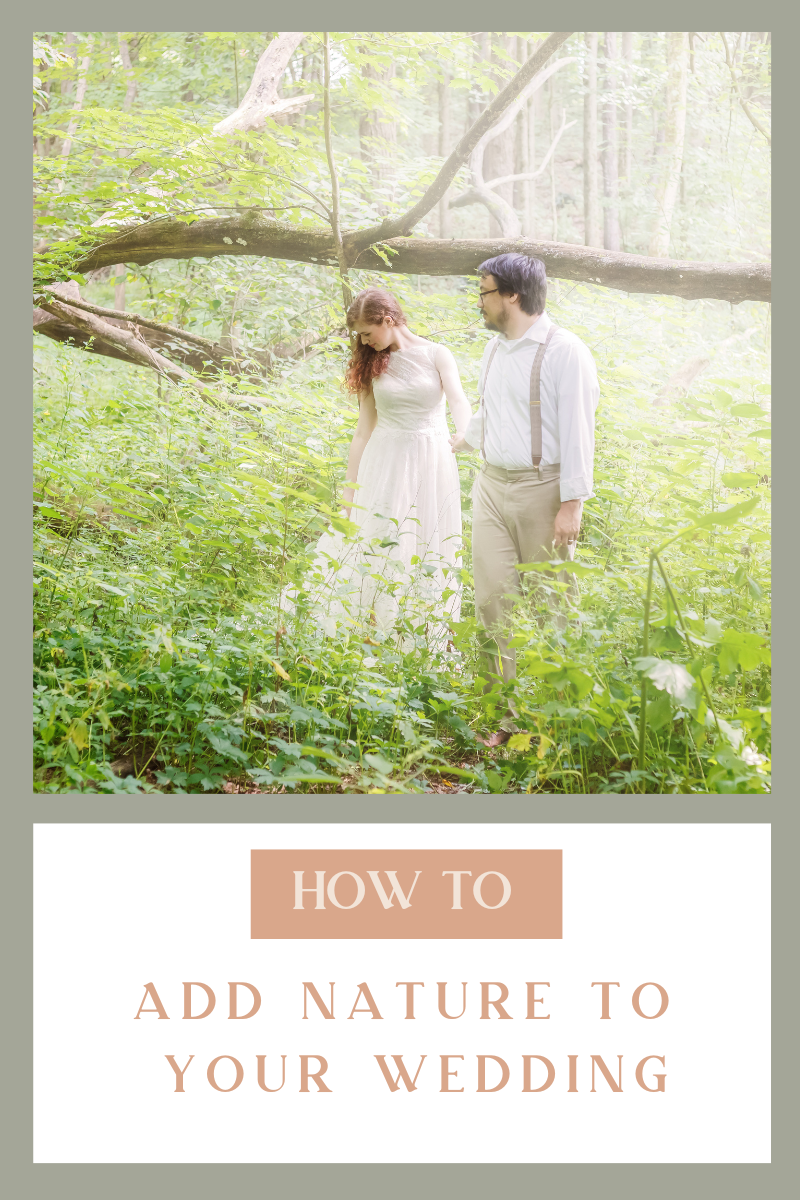 How to add nature to your wedding design