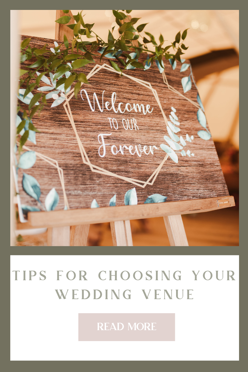 Tips for choosing your wedding venue