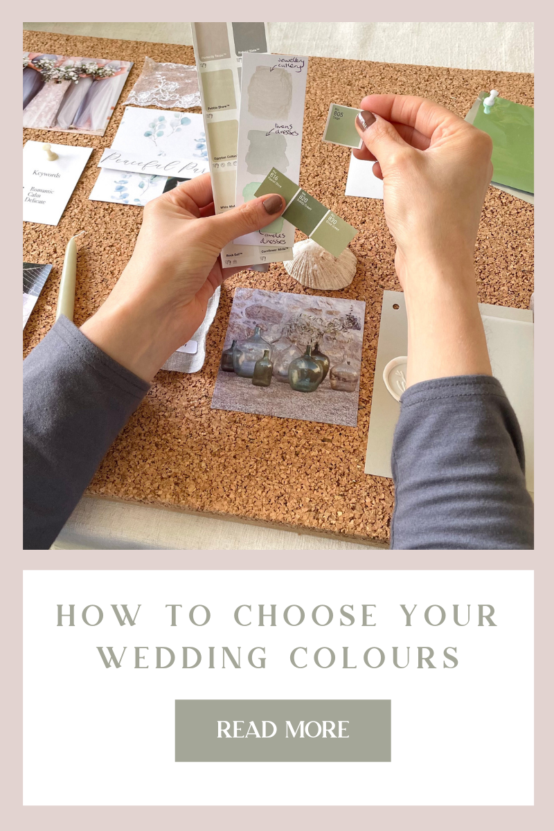 5 tips to help you choose your wedding colours