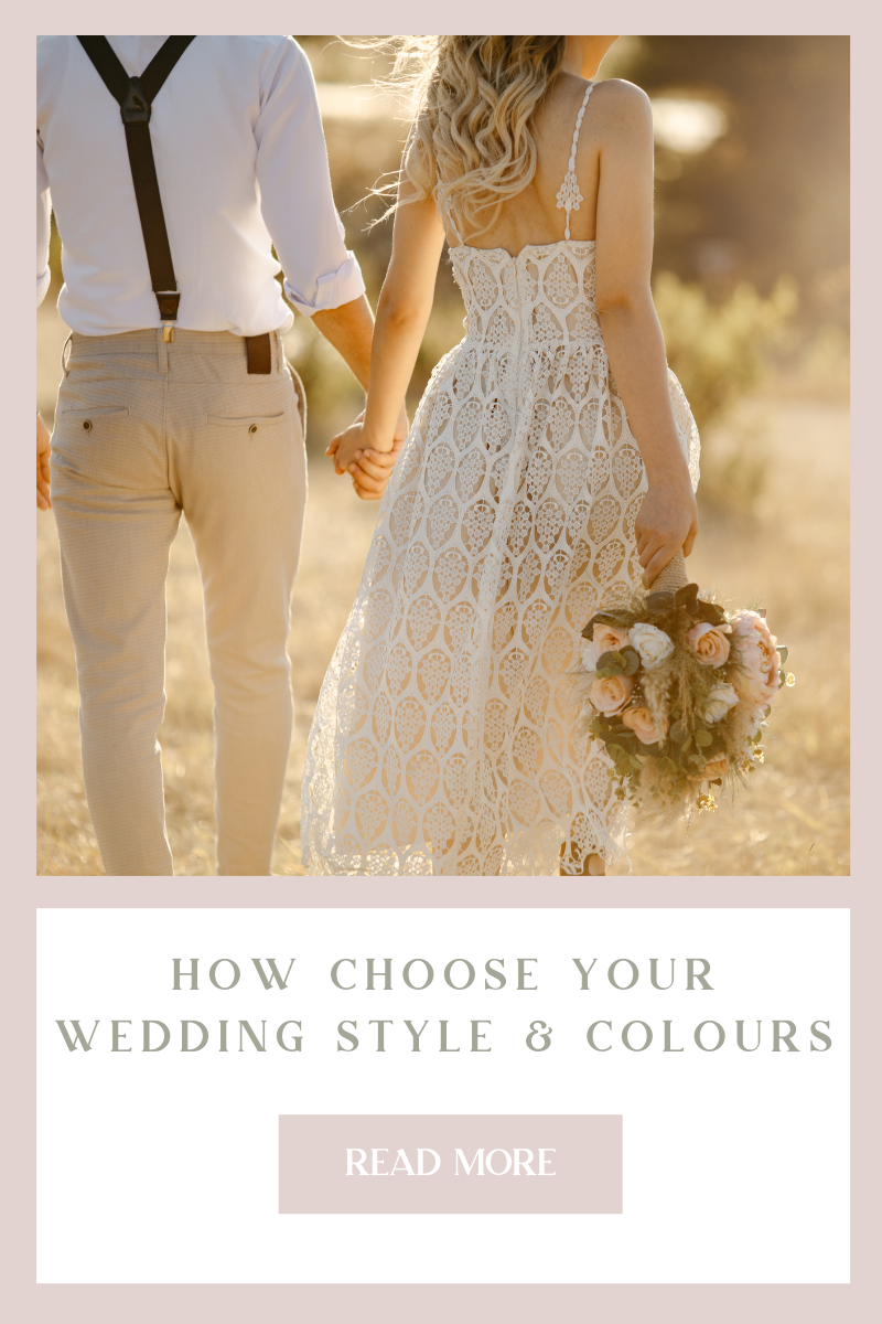 How to choose your wedding style & colours