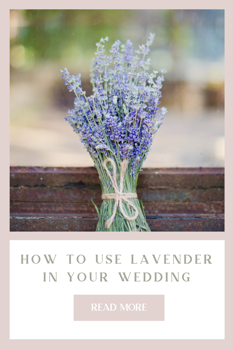 How to use Lavender in your wedding