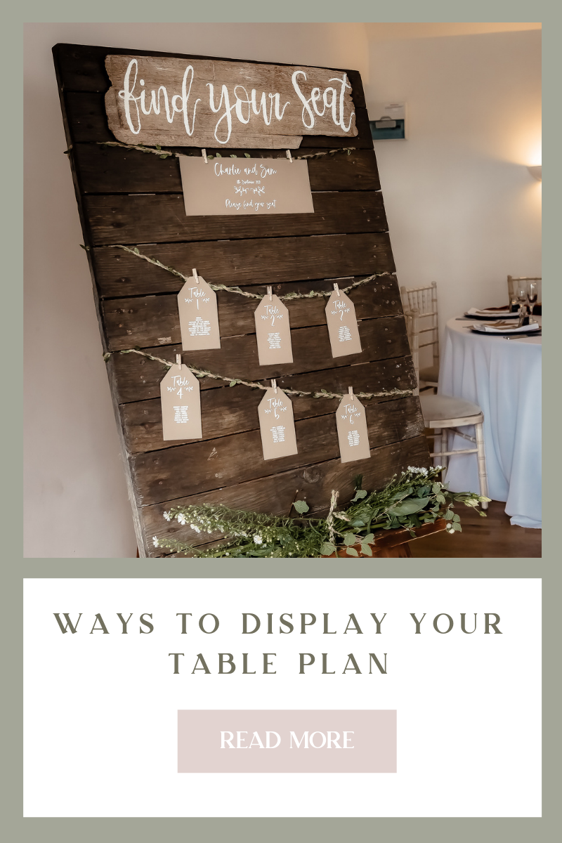 Tips on how to display your Table Plan – Confetti Sweethearts | Table ...