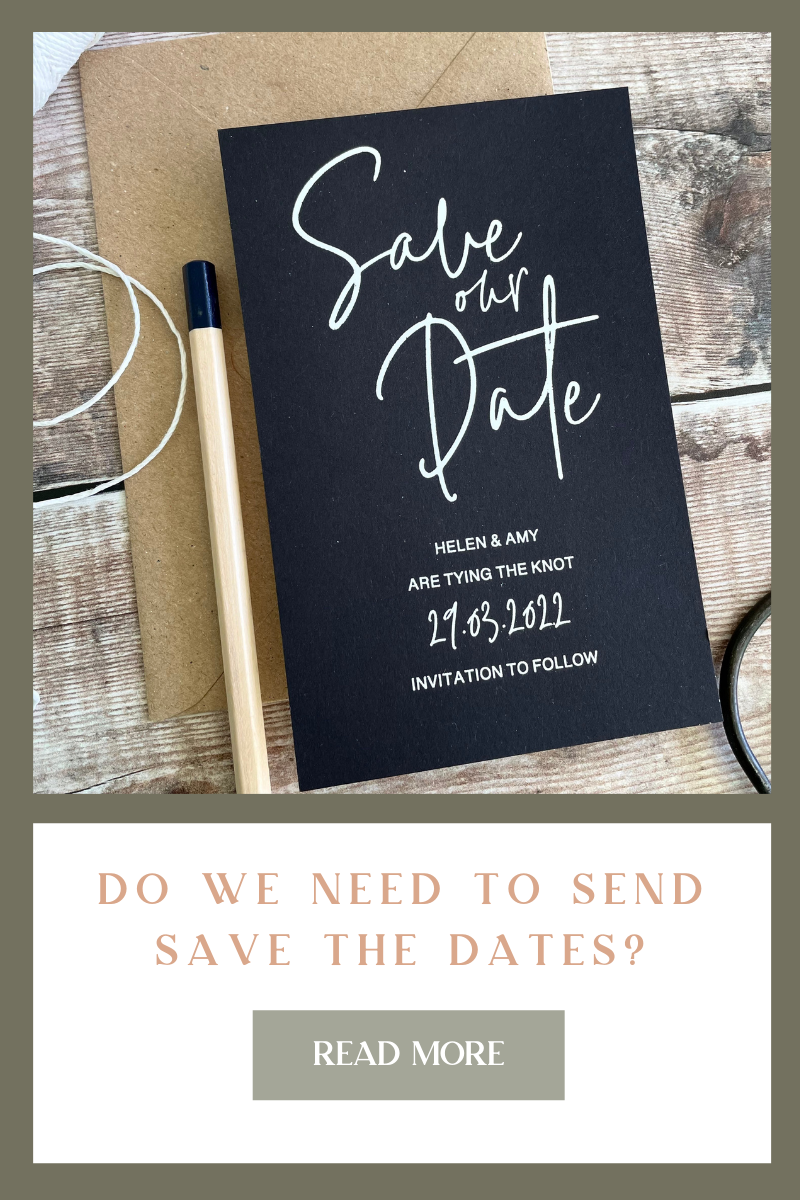 Do we need to send  Save the Dates