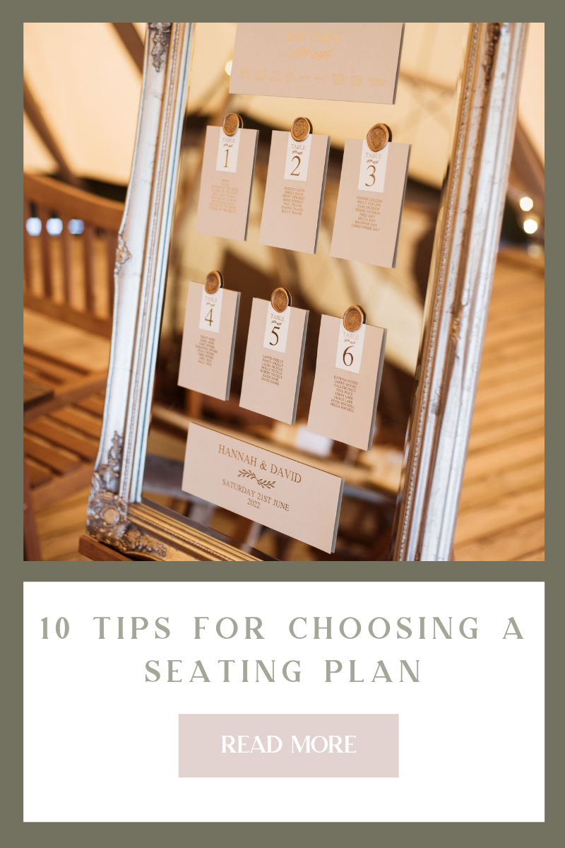 10 Tips for choosing your Seating Plan