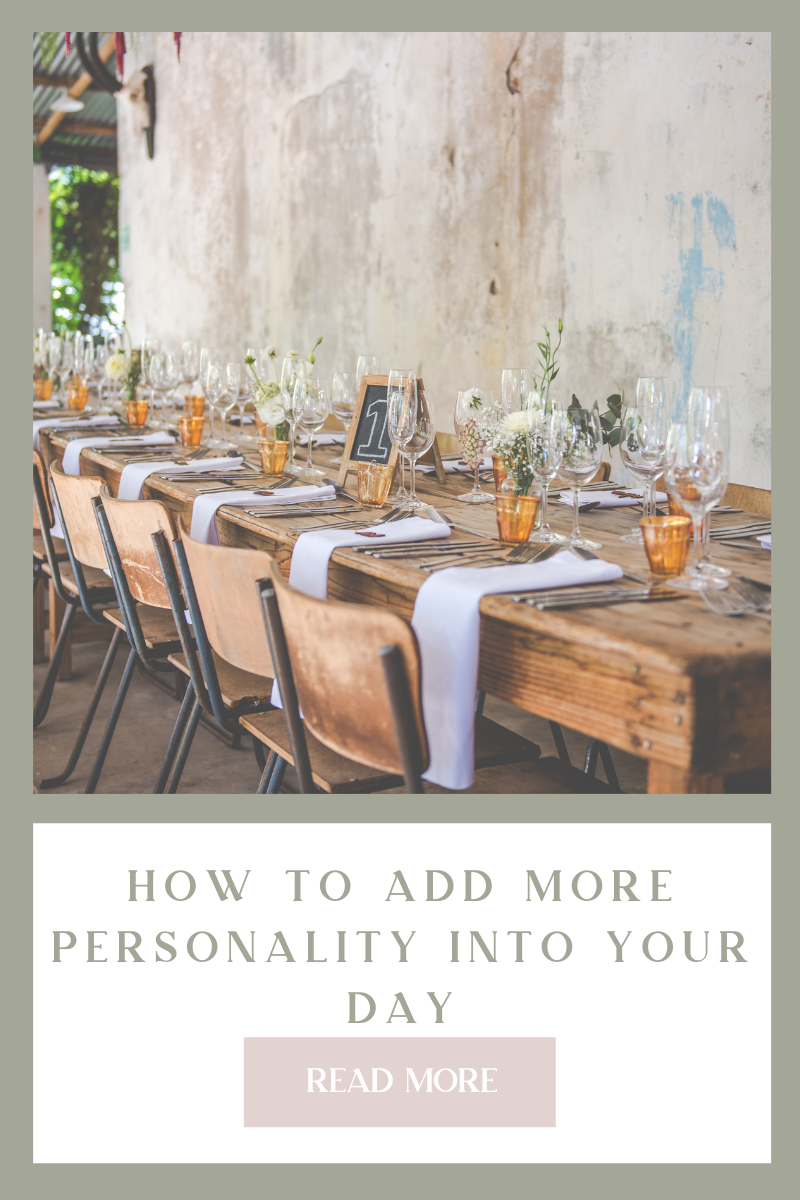 How to give your wedding personality
