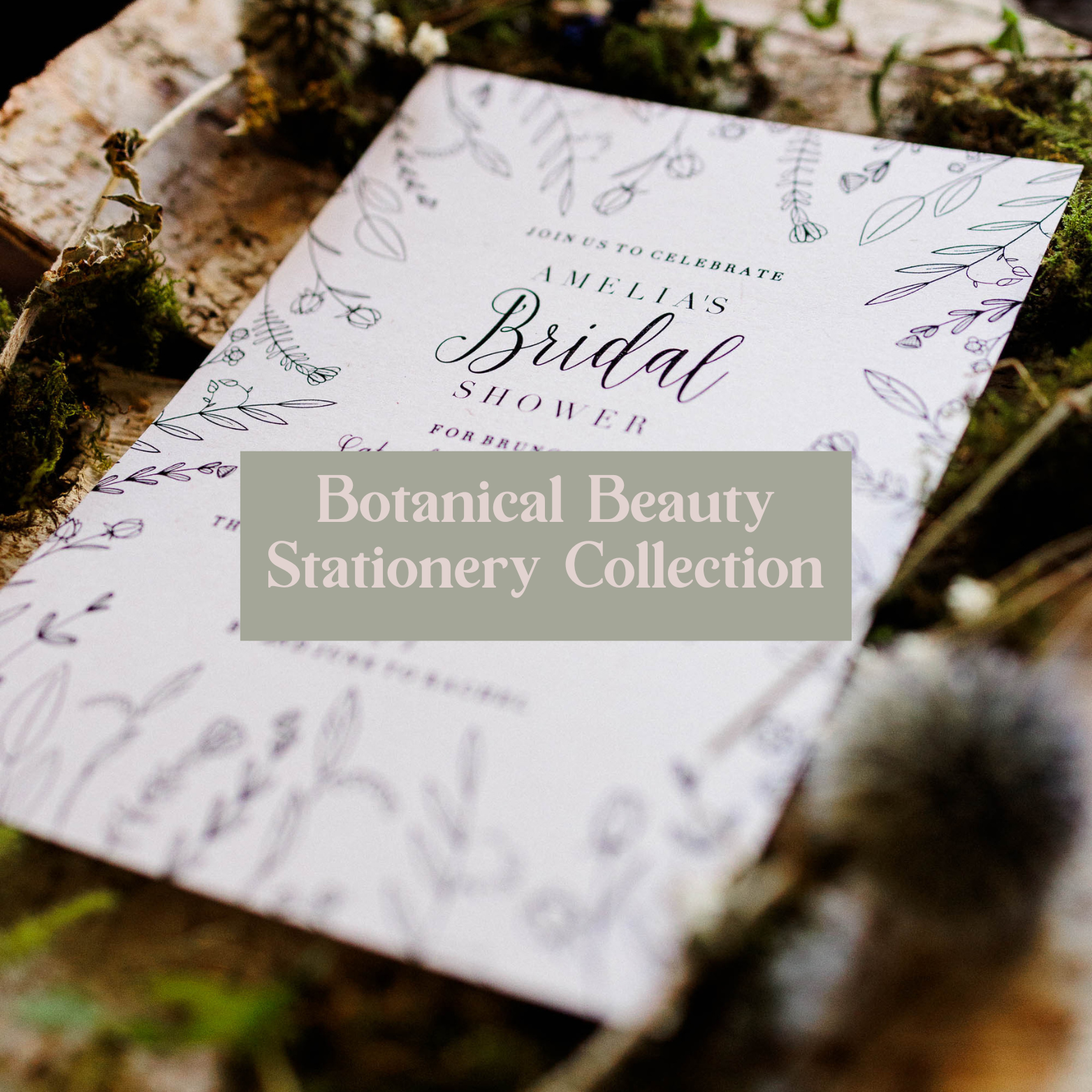 Botanical Beauty Stationery Collection for special events