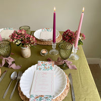 Tapered Candles Pink Duo