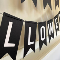 happy halloween banner for dinner party decor