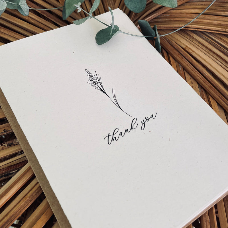 botanical flower card
