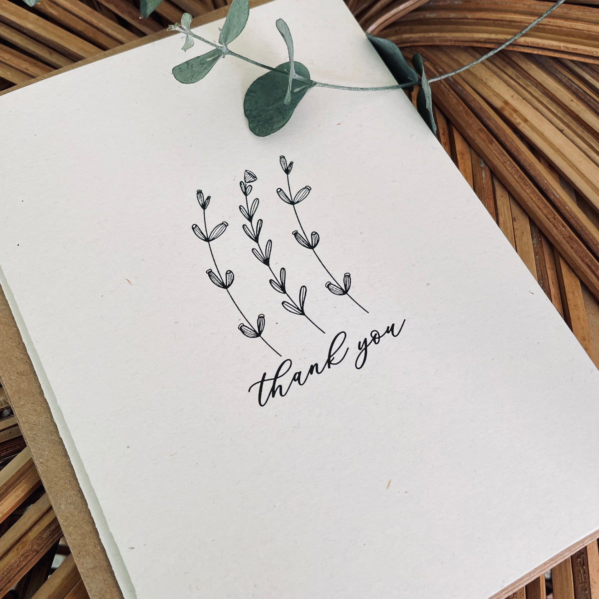 botanical wedding card pack