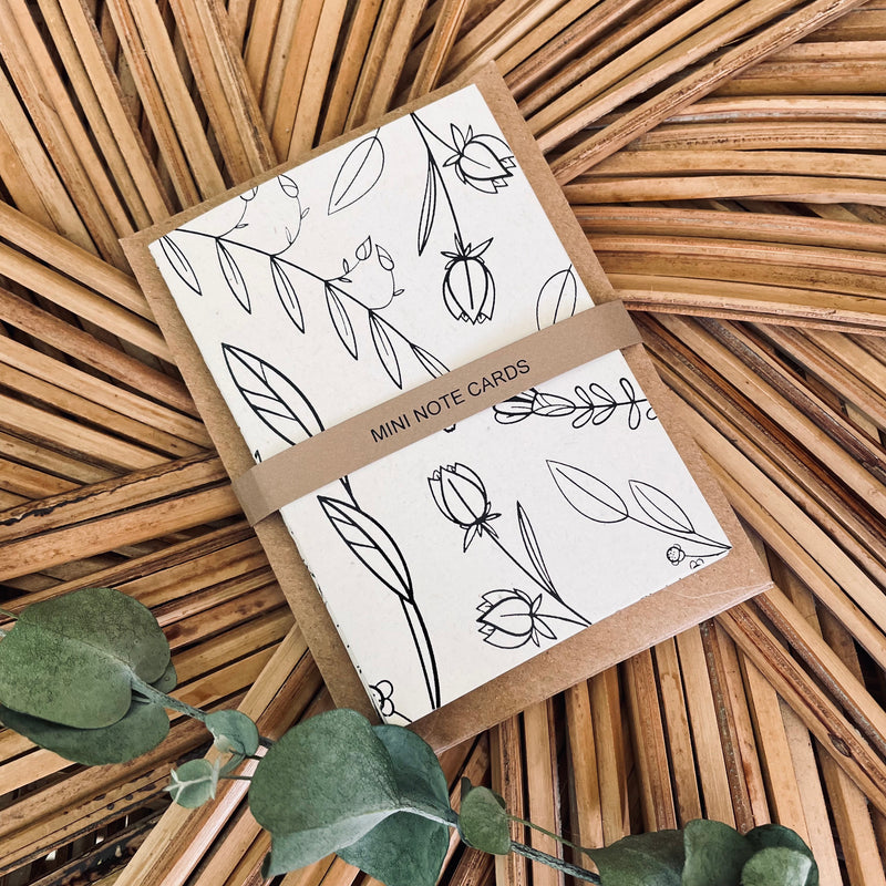 mini botanical cards