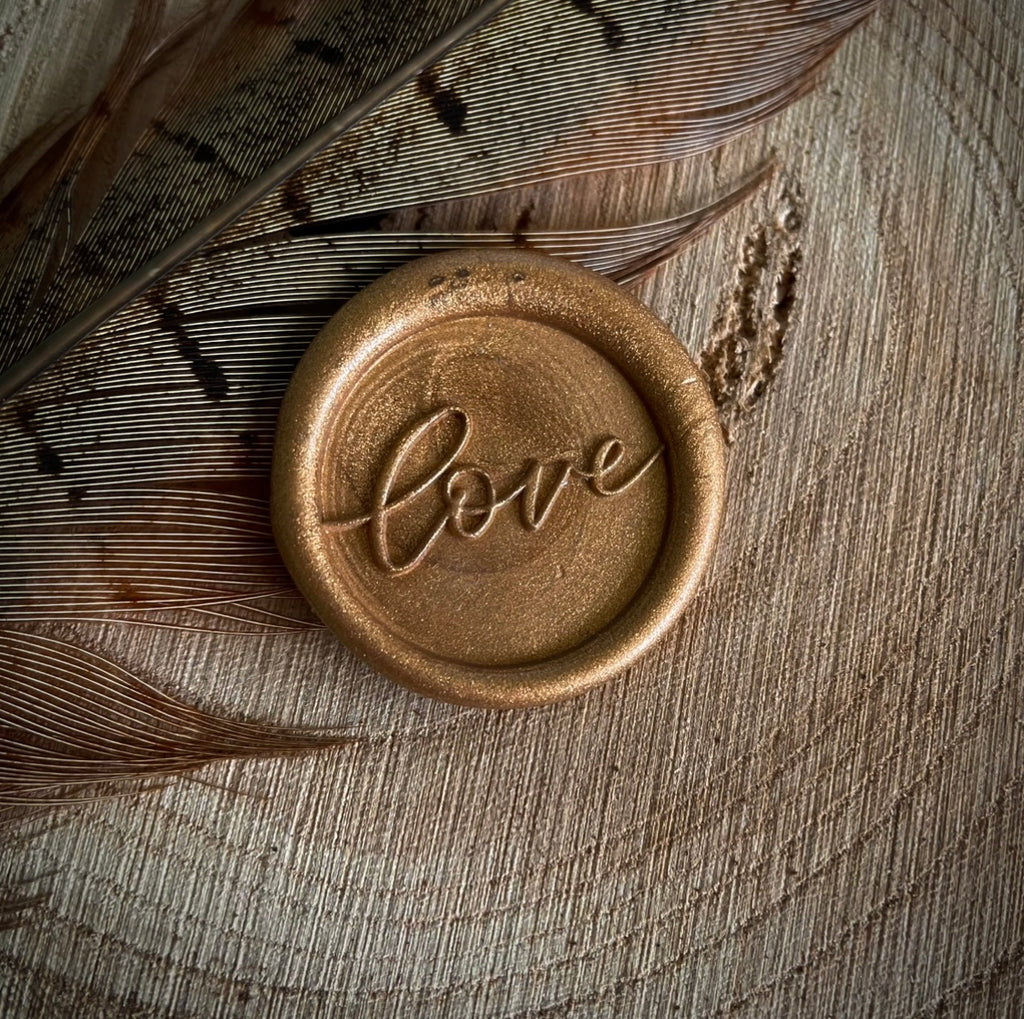 love wax seal for valentines card and wedding invitations and save the date cards