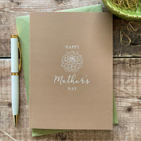 succulent plant card for mother's day