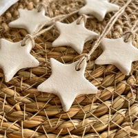 christmas clay star napkin holders for dinner table