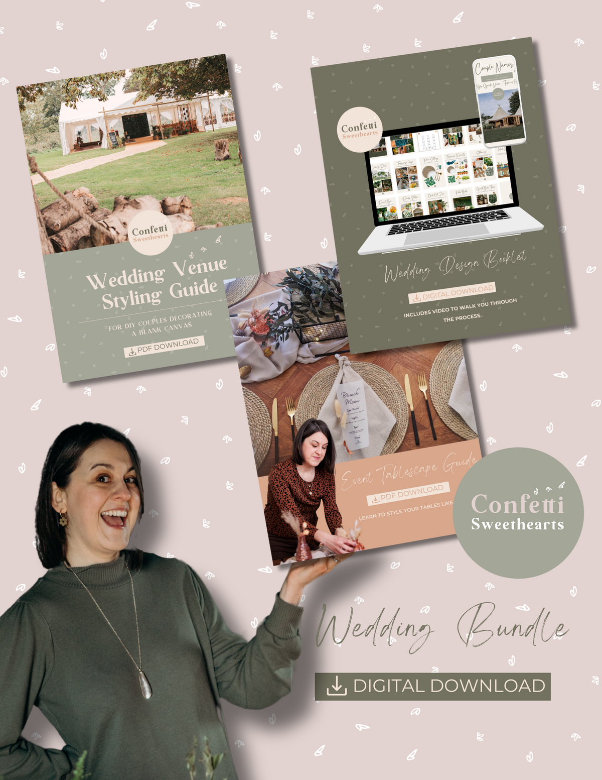 Digital Wedding Bundle for Diy Couples