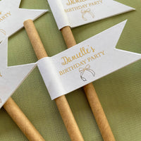 birthday straws with personalised name