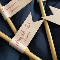 personalised paper drink straws for hen party