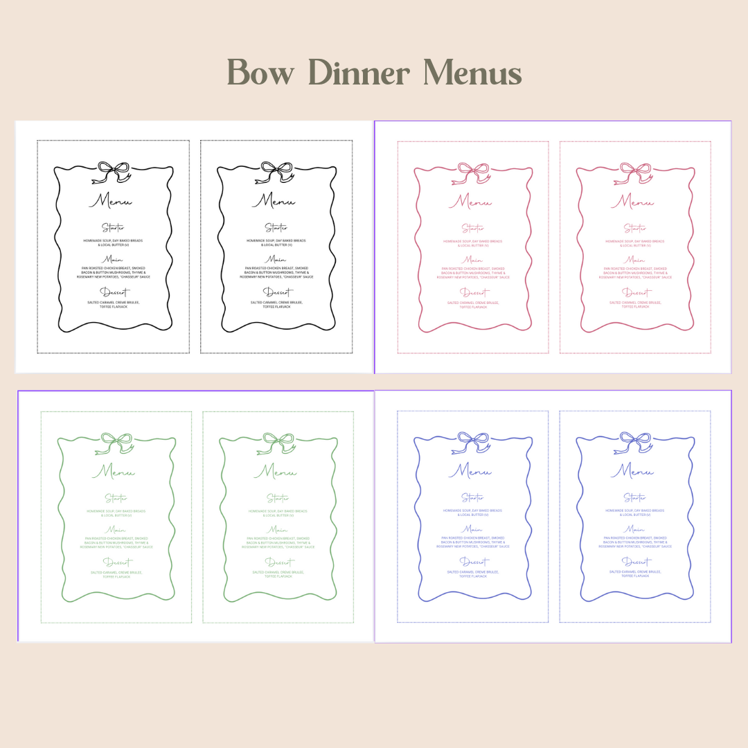 digital menu card