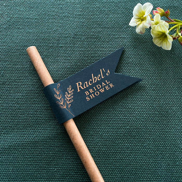 personalised drink straws for hen party