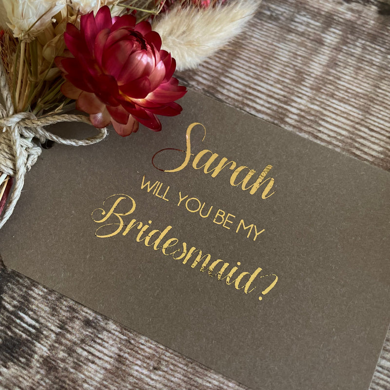 bridesmaid gift for wedding proposal dried flower bouquet
