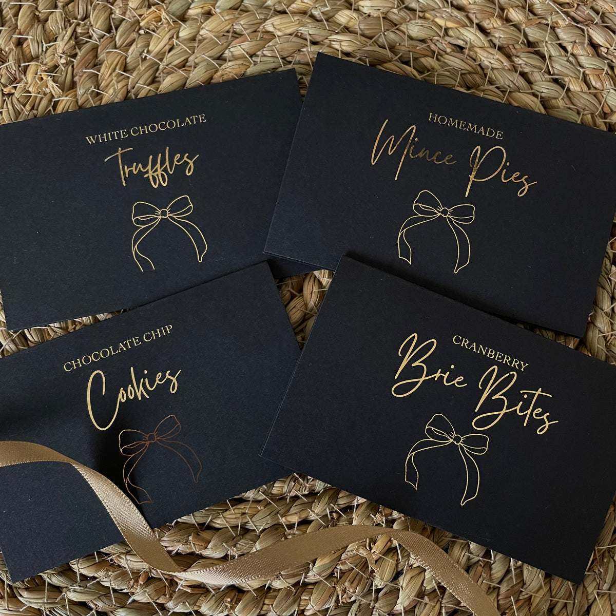 new years eve party food labels