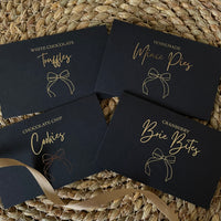 new years eve party food labels