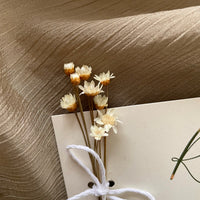 dried flower wedding ceremony cards for reserved seats