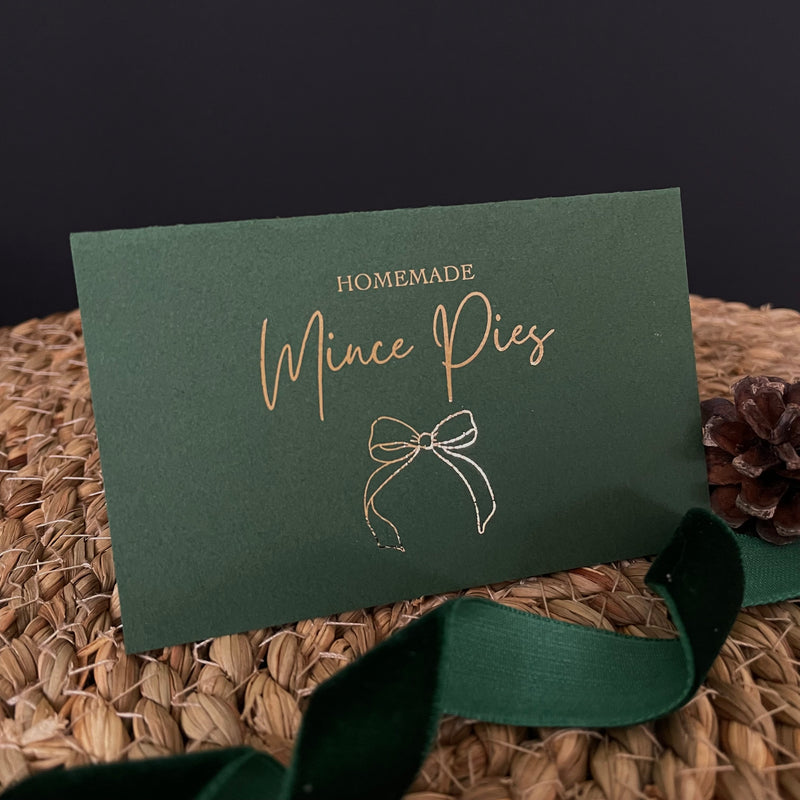 christmas food labels for buffet