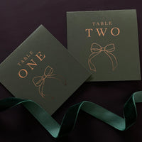 stand up table number cards for wedding tables