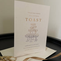 toast engagement card