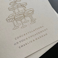 congratulations engagement card