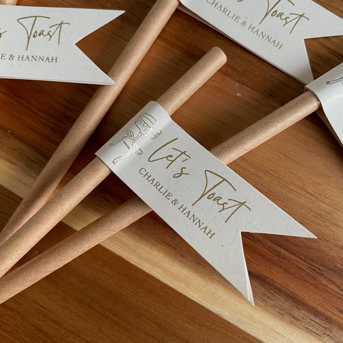 wedding drink straws for wedding drinks on arrival