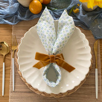 velvet ribbon bow for easter table hosting