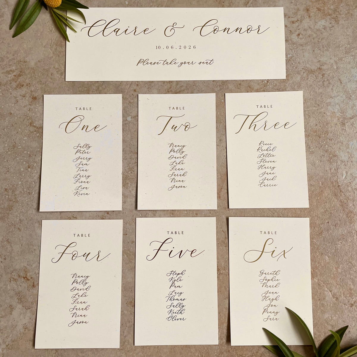 seating plan cards for table plan wedding ivory and cream