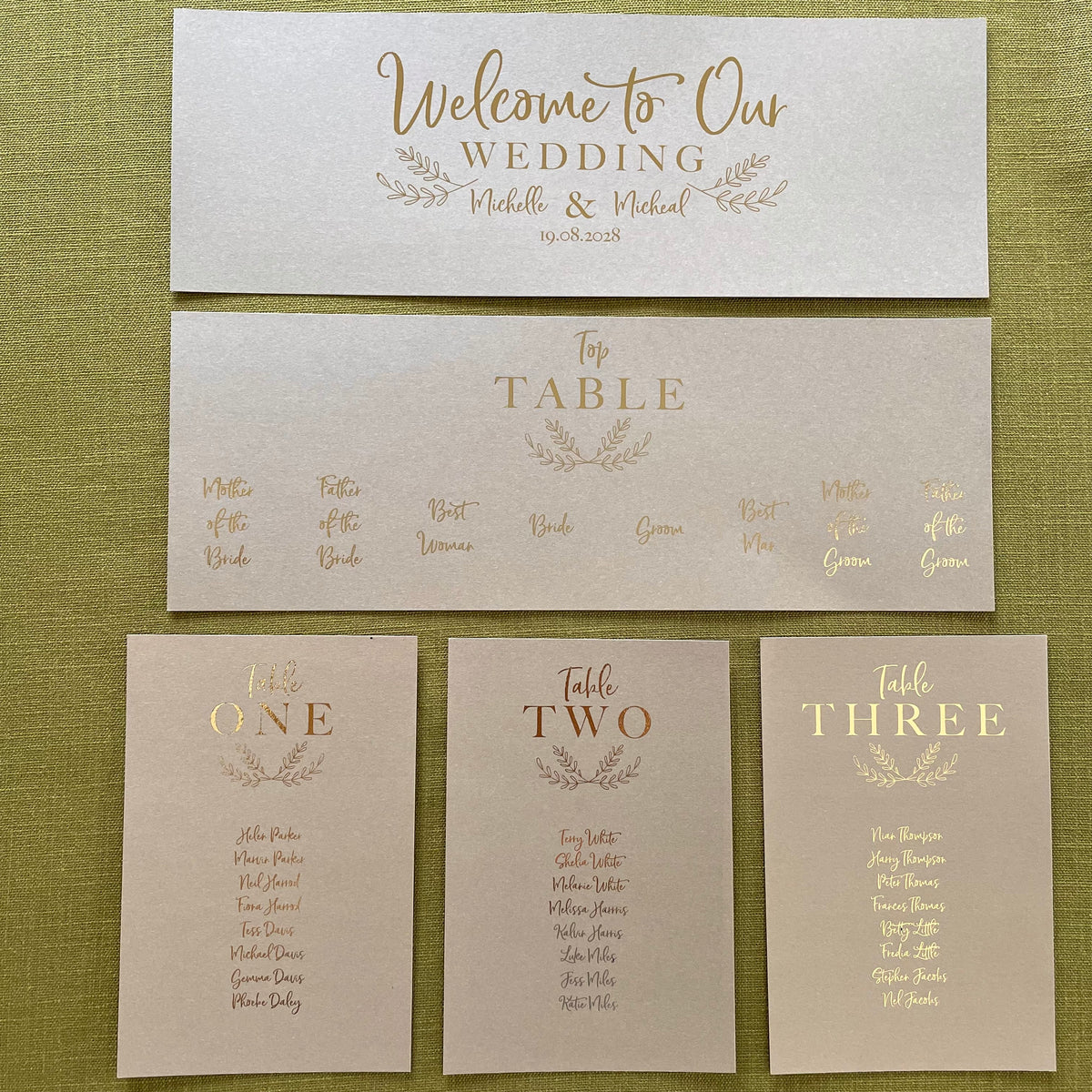 seating plan cards for wedding 
