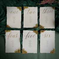 woodland table plan cards for creative seating chart idea